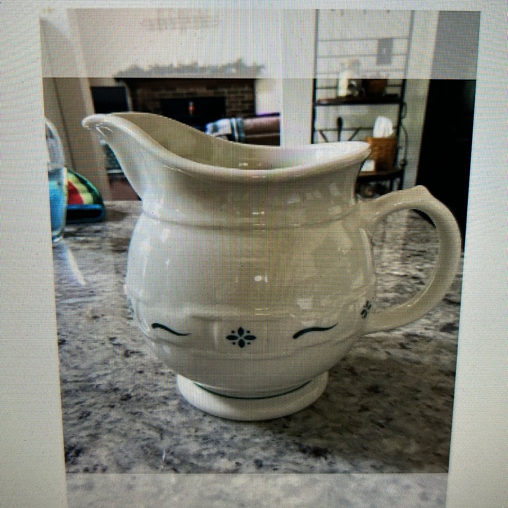 Longaberger Heritage Green 2 Qt. Pitcher